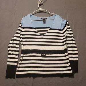 Ashley stewart Size 18 Blue/White/Black